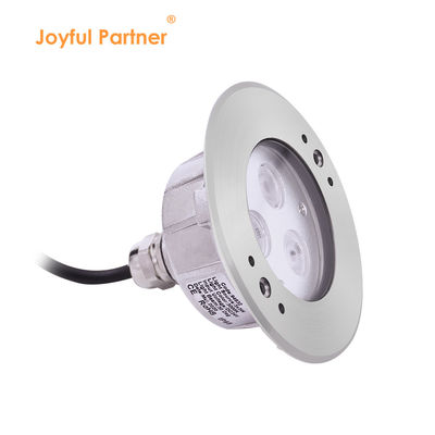 3W ضد آب IP68 LED استخر شنا زیر آب نور 316 SS RGB DMX512 چراغ استخر