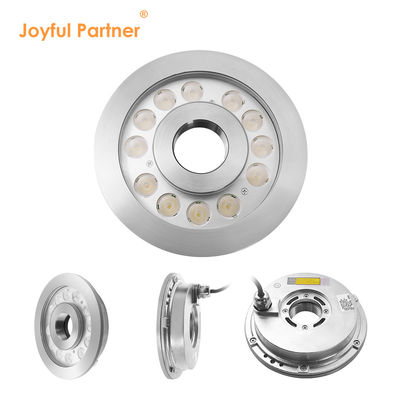 IP68 LED فواره نور 36W فولاد ضد زنگ 3 در 1 RGB نور زیر آب