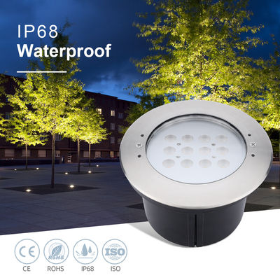 فابریک مستقیم IP68 ضد آب فولاد ضد زنگ 316L چراغ های استخر غوطه ور 12W LED زیرزمینی