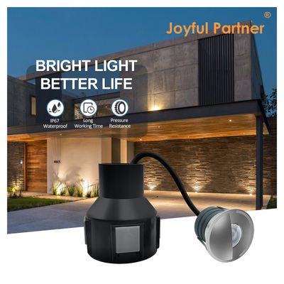 چراغ های زیرزمینی LED 1W 2W DC12/24V IP67 محفظه آلومینیومی پوشش رویی استیل ضد زنگ رزین پر شده