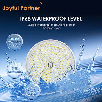 چراغ های استخری LED تخت PAR56 پر شده با رزین، مواد PC محافظت در برابر اشعه ماوراء بنفش، جایگزین لامپ های هالوژن 35 وات 42 وات