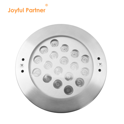 نورپردازی لامپ استخر زیر آب ضد آب IP68 12V فولاد ضد زنگ 18W 36W LED تک رنگ گواهینامه CE ROHS