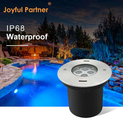 چراغ فرورفته زیر آب با صفحه استیل ضد زنگ 316، جنس درجه دریایی با قطر 110 میلی متر