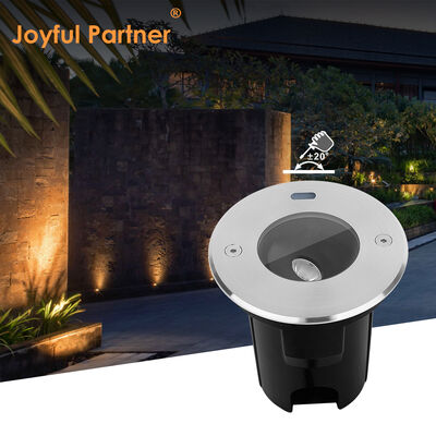 لامپ AC220V زیرزمینی بیرونی DIA95MM مدل COB 3W با آستین ABS سیاه