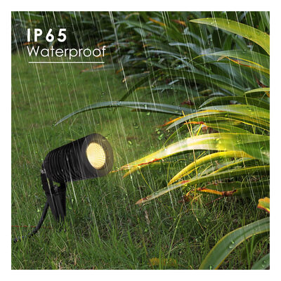 چراغ اسپایک باغ 14W COB با هود ضد درخشش مواد آلومینیومی IK04 رتبه بندی برای روشنایی آکسانس بیرونی