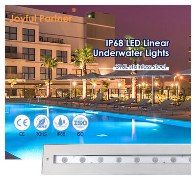 چراغ خطی زیر آب DC12V 12W IP68 کنترل از راه دور ضد آب RGB LED برای استخر شنا