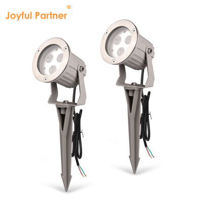 چراغ‌های نقطه‌ای باغی LED ضد آب با لامپ پلاستیکی اسپایک LED GU10 MR16 برای باغ و حیاط